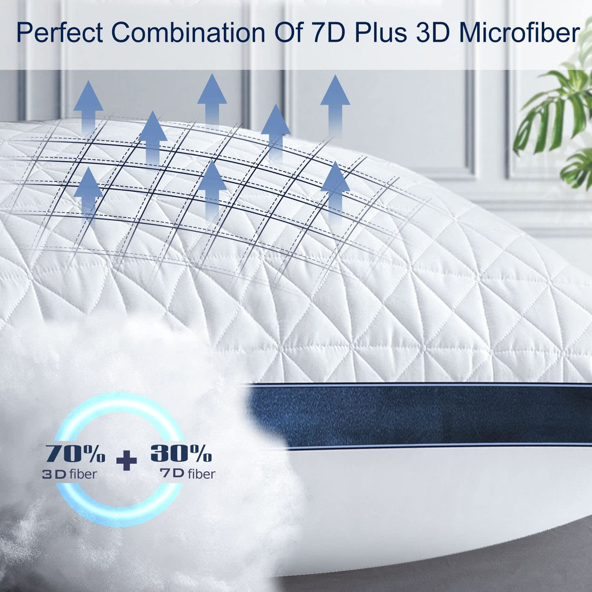 King Size Cooling Bed Pillows Set of 2 J4131