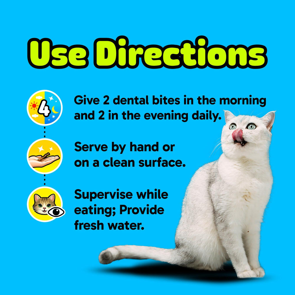 Cat Dental Chew Stick Bites Supplement with Taurine R9075