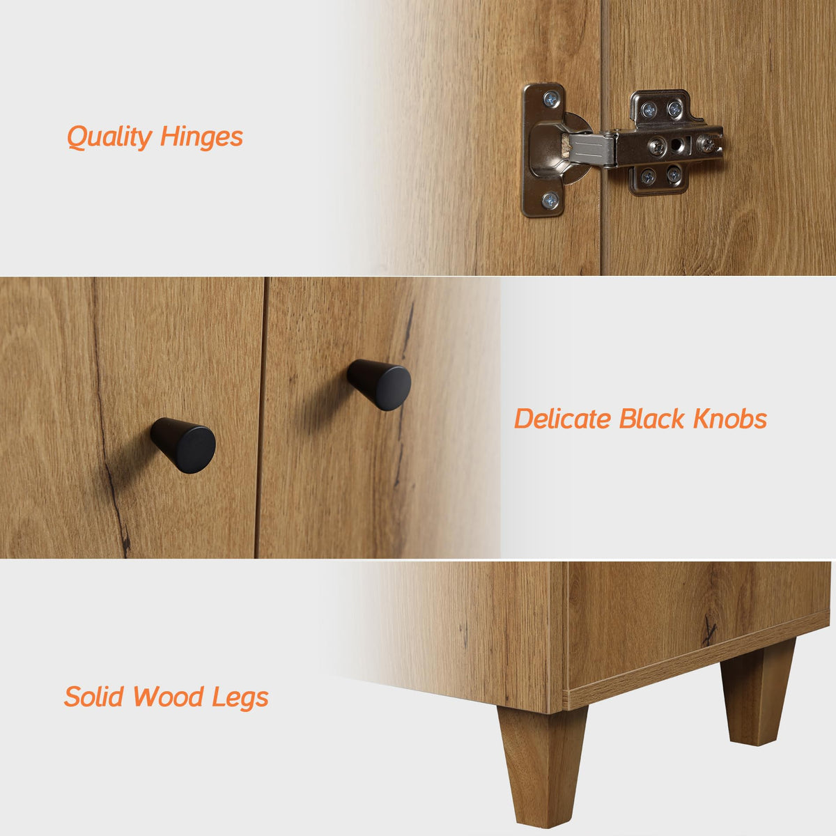 Oak Brown Storage Cabinets N82572