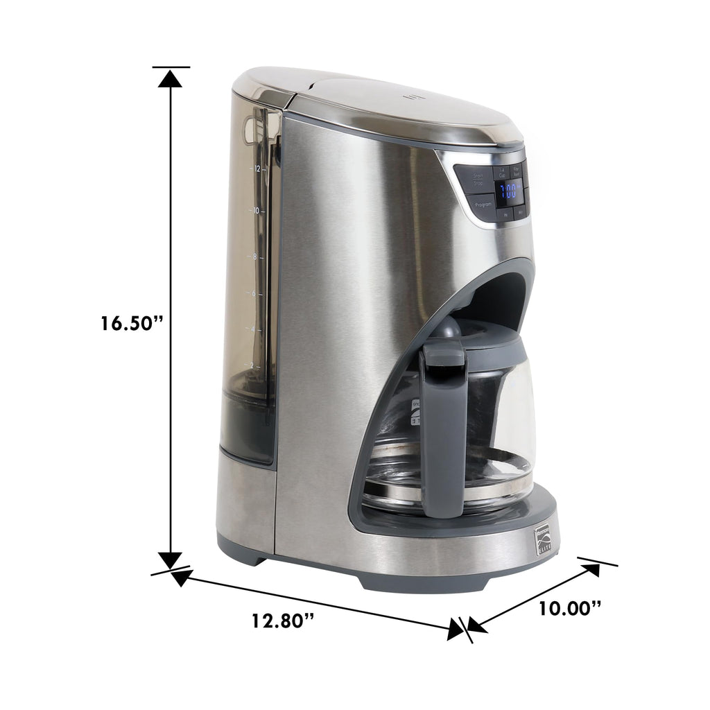 12-Cup Programmable Drip Coffee Maker with Glass Pot E2292