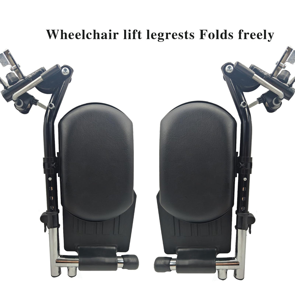 Black Padded Wheelchair Legrest Assembly V93650