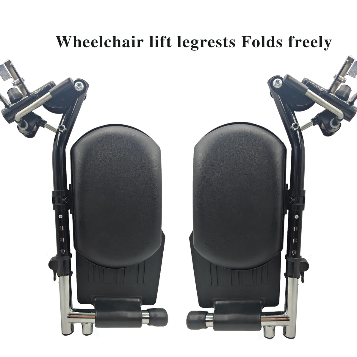 Black Padded Wheelchair Legrest Assembly V93650
