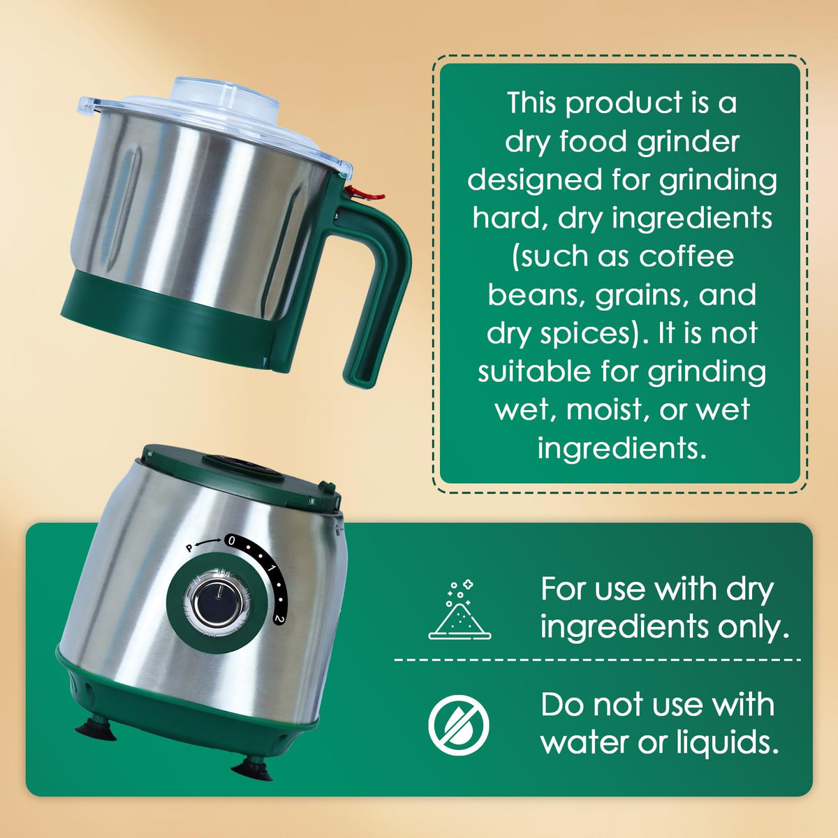500W Electric Spice and Nut Grinder F947