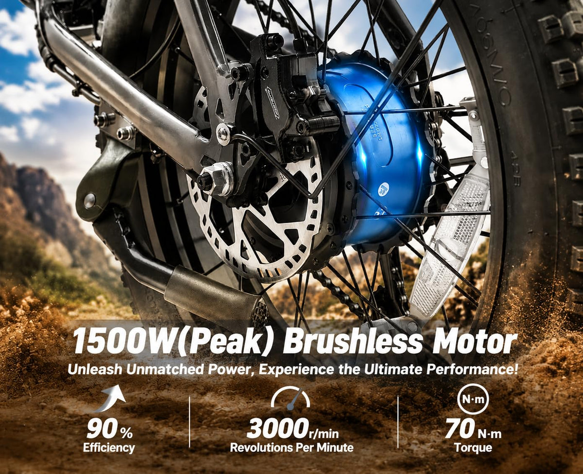 Electric Bike Peak 1500W 48V R4556