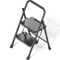 Folding 2 Step Ladder with Anti-Slip Pedals D358784