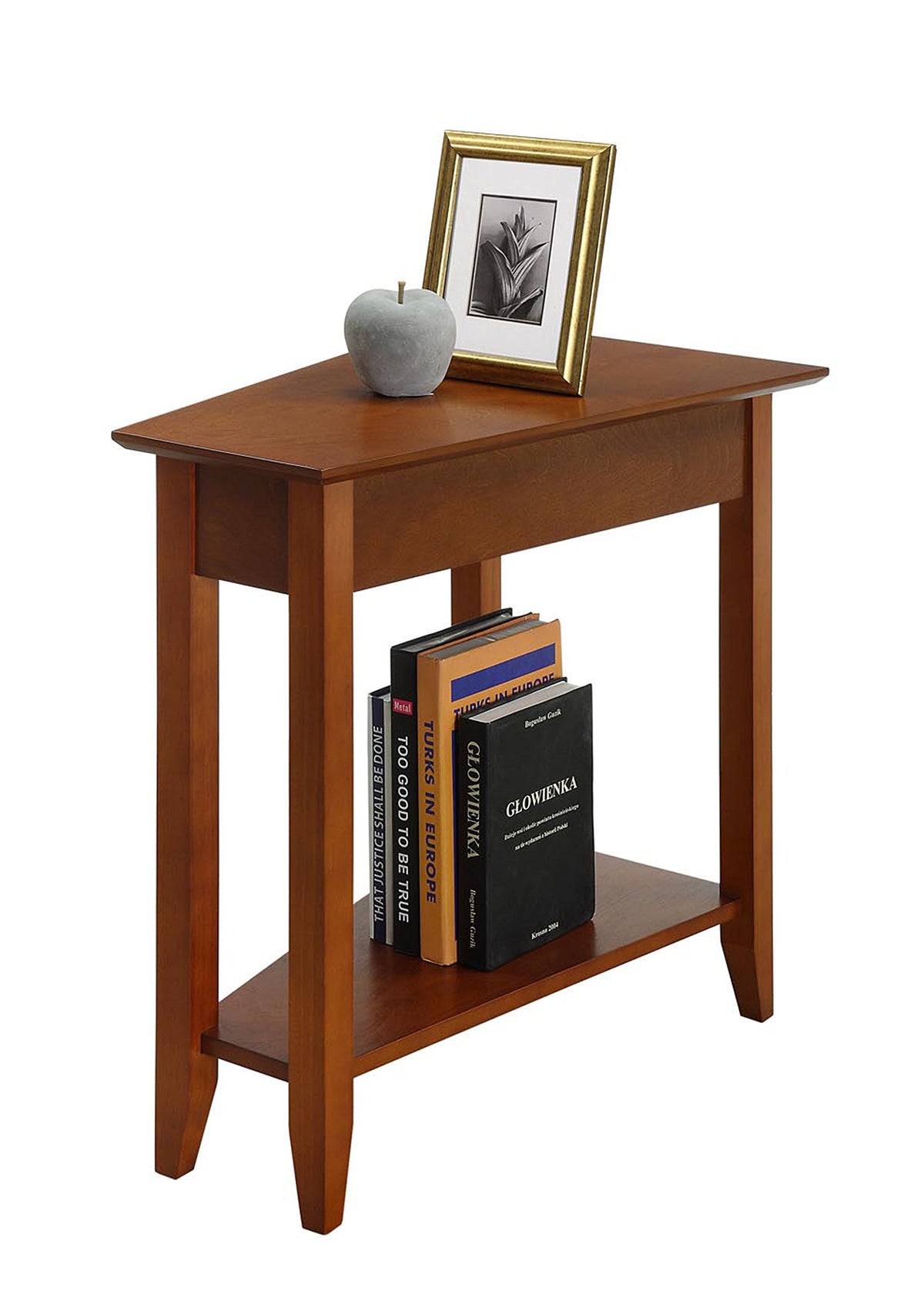 24" Cherry End Table with Storage Shelf U826351