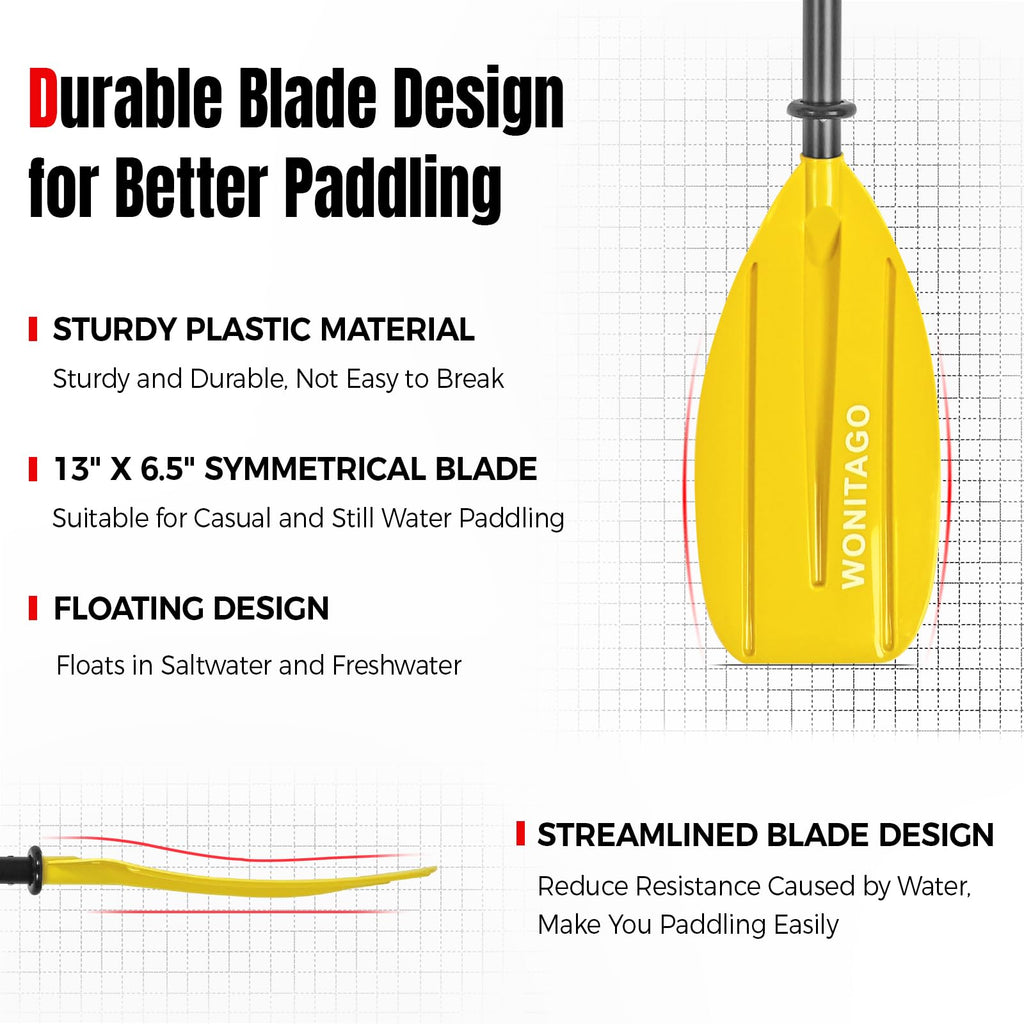 Adjustable Portable 5-Piece Kayak Paddle L296900