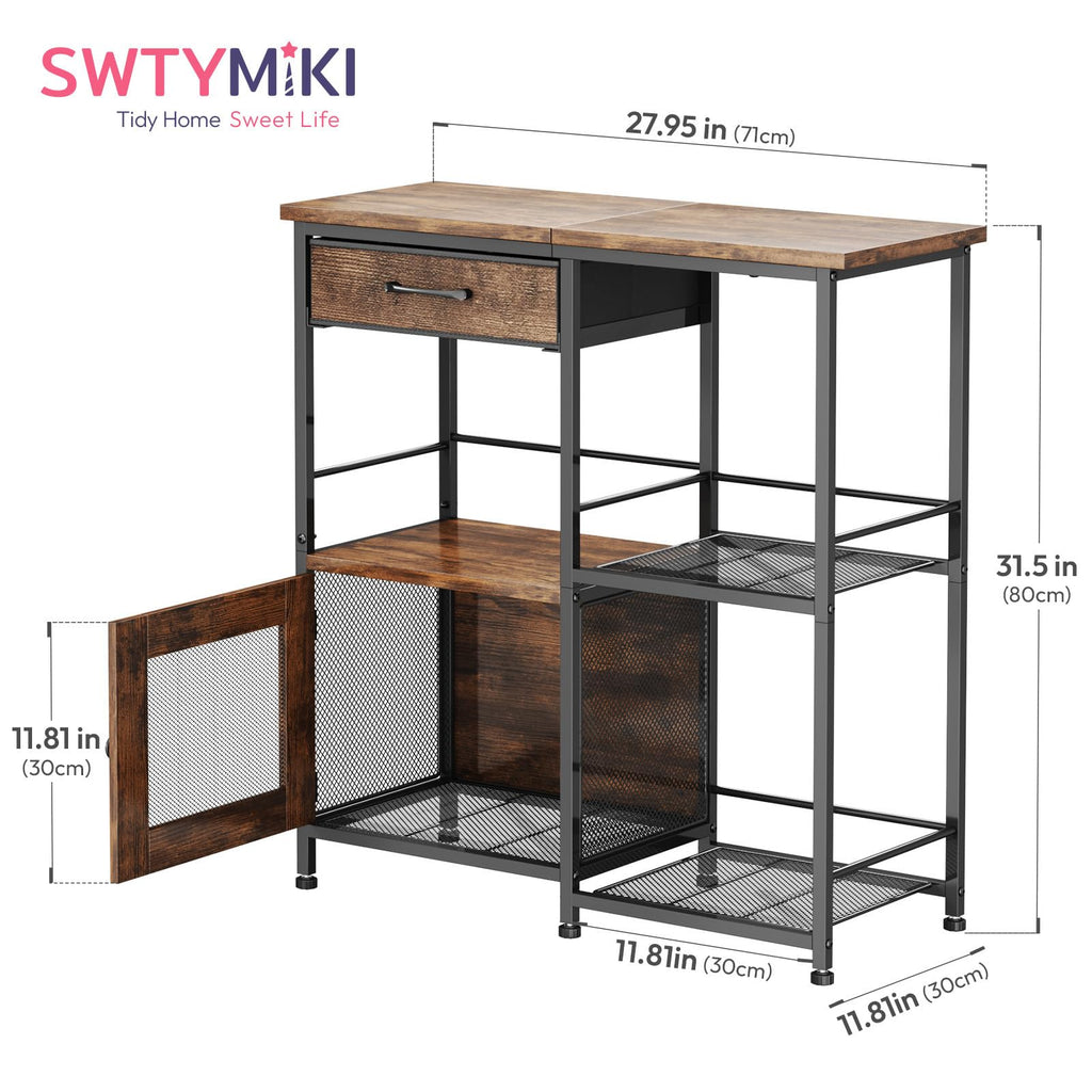 Coffee Bar Cabinet with Drawers Z591