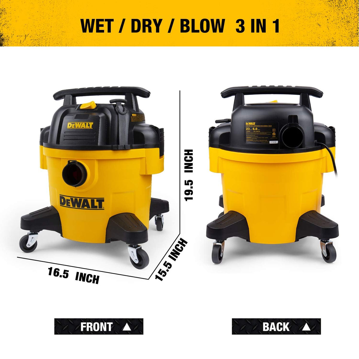 6 Gal Wet/Dry Shop Vacuum with Blower L702131