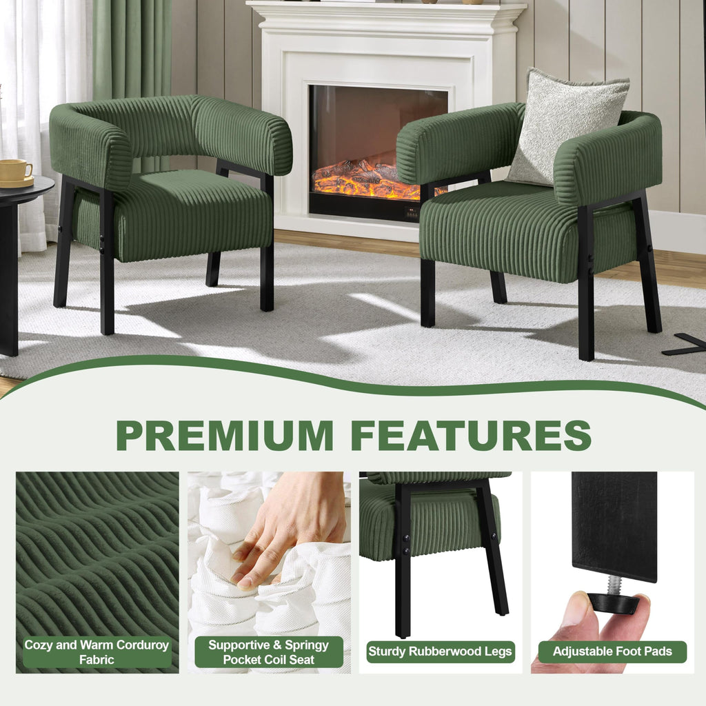 Accent Living Room Chair Set of 2 G9560