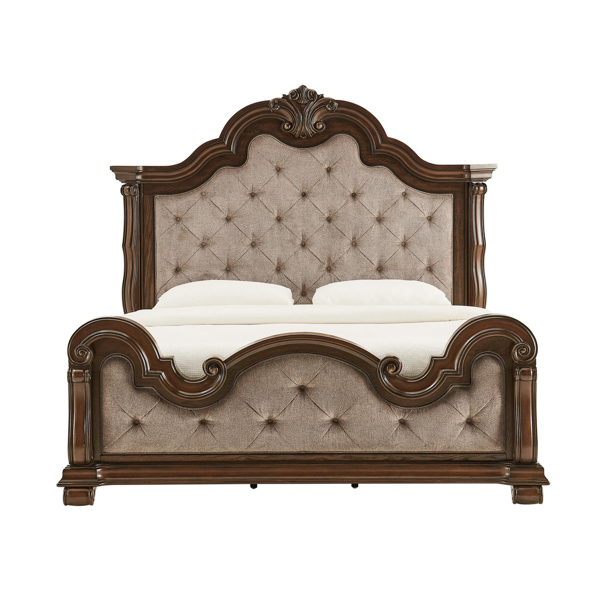 86" Eastern King Platform Wood Bed Frame W964554