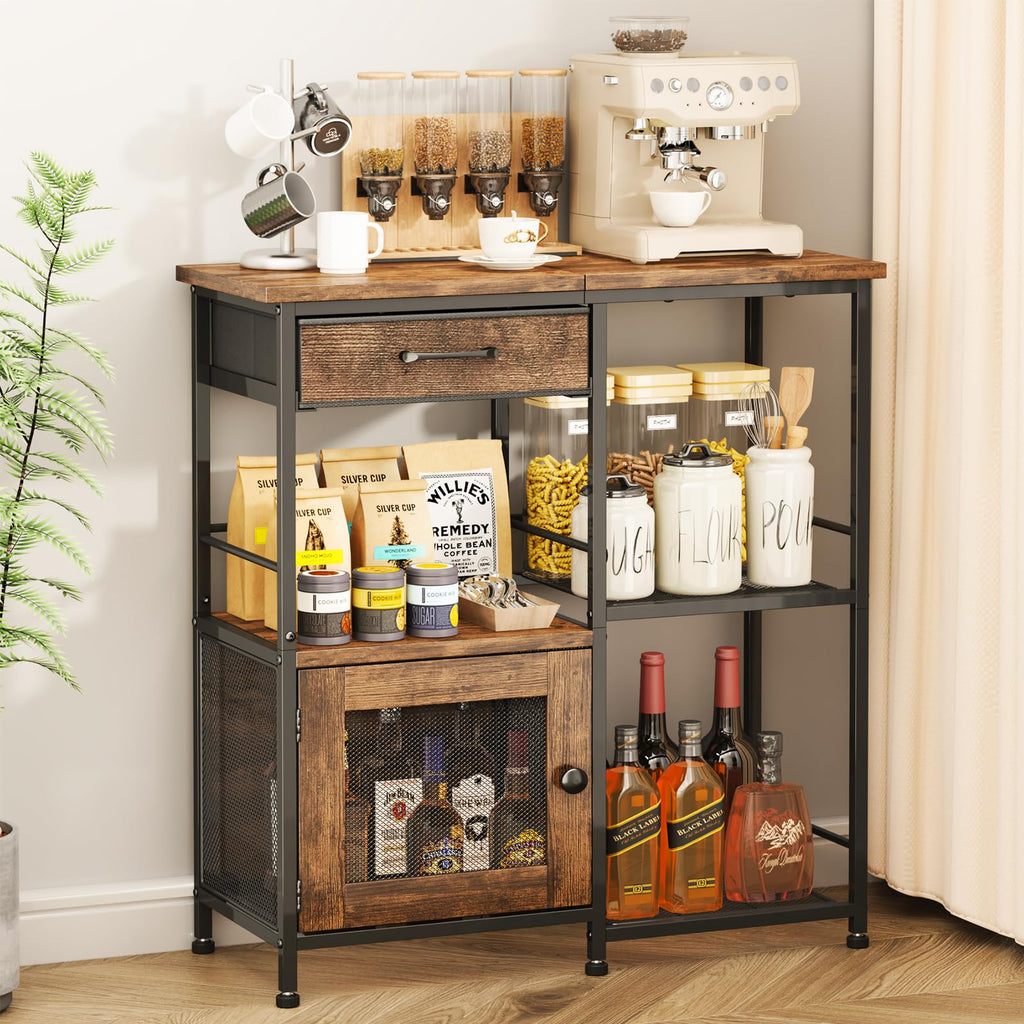 Coffee Bar Cabinet with Drawers Z591