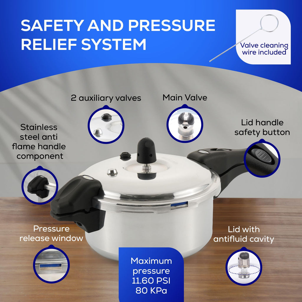 3.7 Qt Aluminum Pressure Pot Y180
