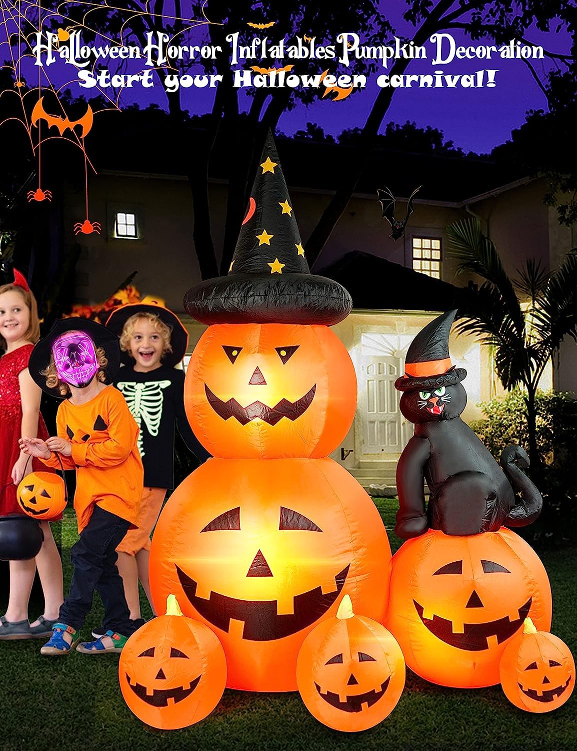 6 FT Halloween Inflatable Outdoor Decor Y5330