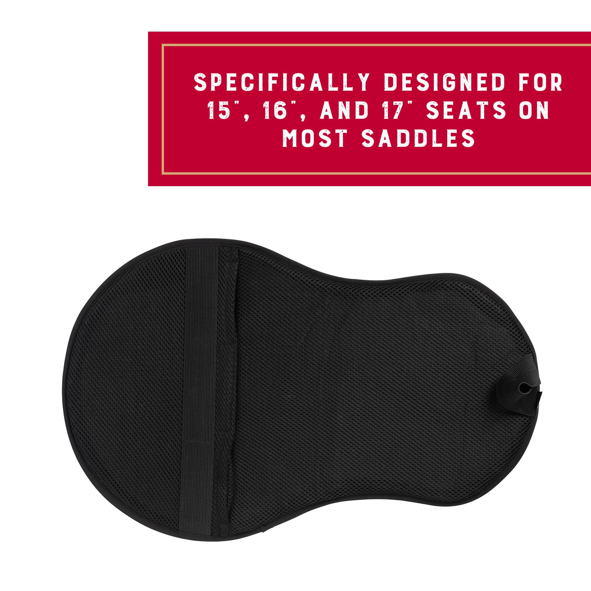 Mesh Shock Absorbing Gel Saddle Pad L5852