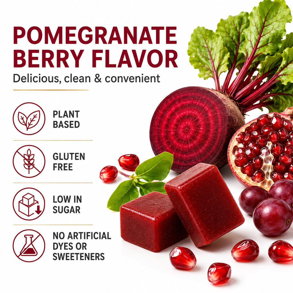 Beet Chews with L-CoQ10 & Grape Seed 60 Chew T8379