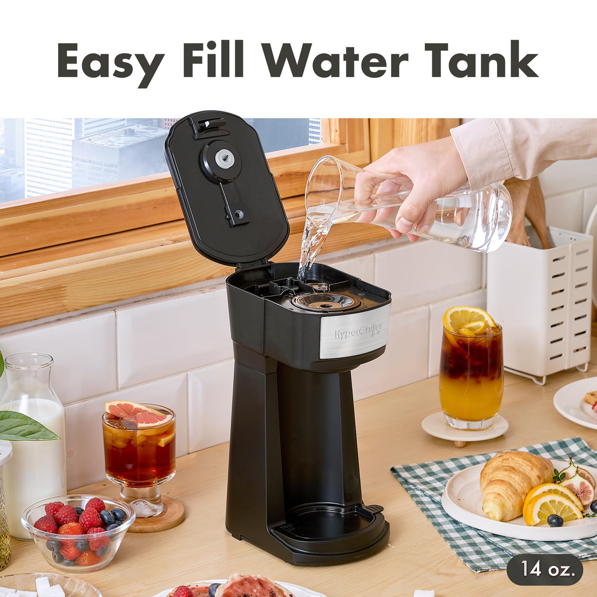 Black Iced Hot Coffee Maker D276