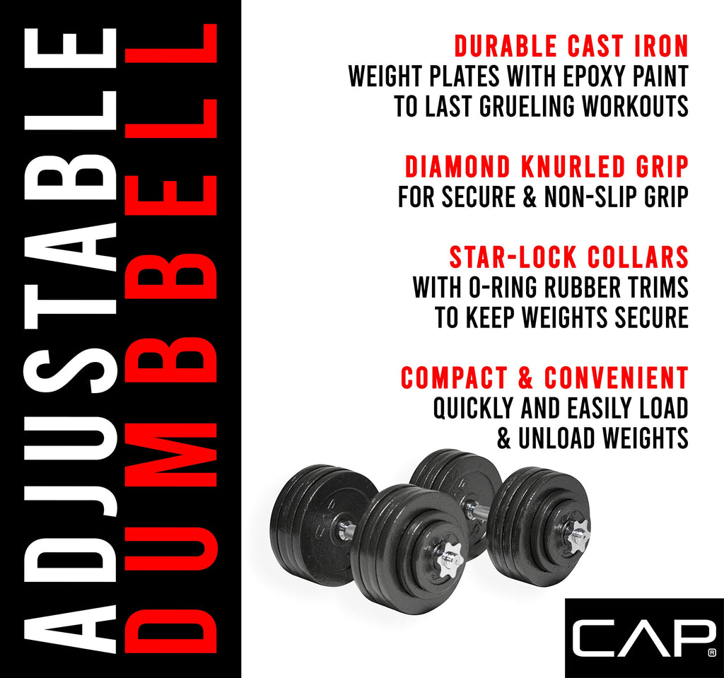 Adjustable Dumbbell Weight Set S374