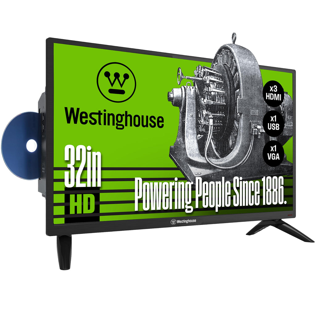 32 Inch HD LED Flat Screen TV with Built in DVD Player H667960