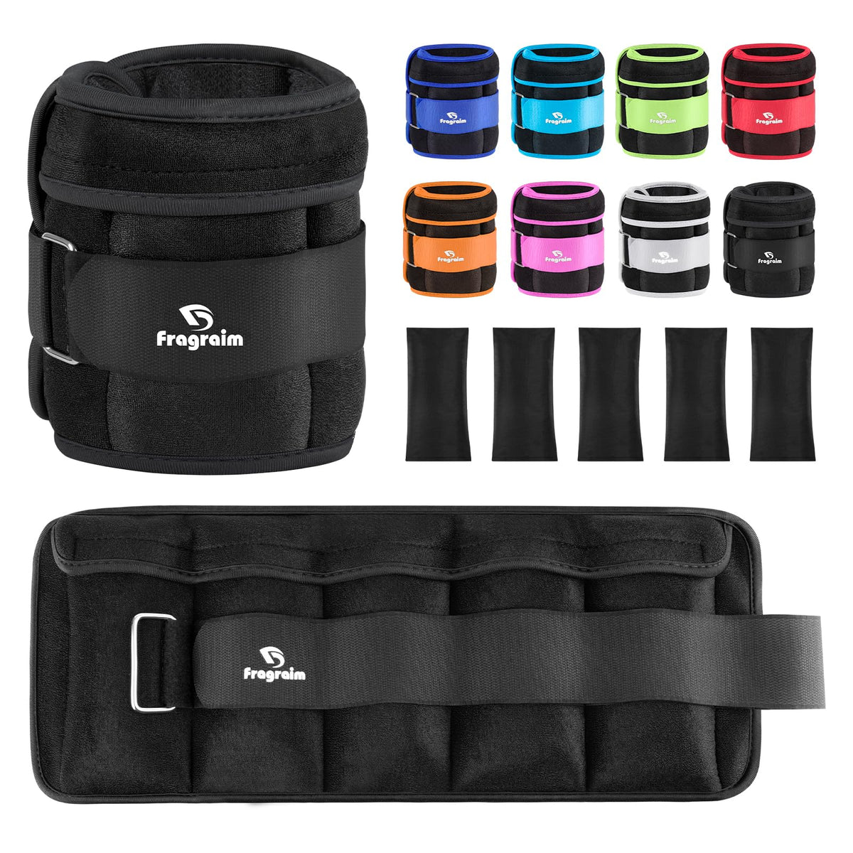 Adjustable Ankle Weights with Removable Weight Z156