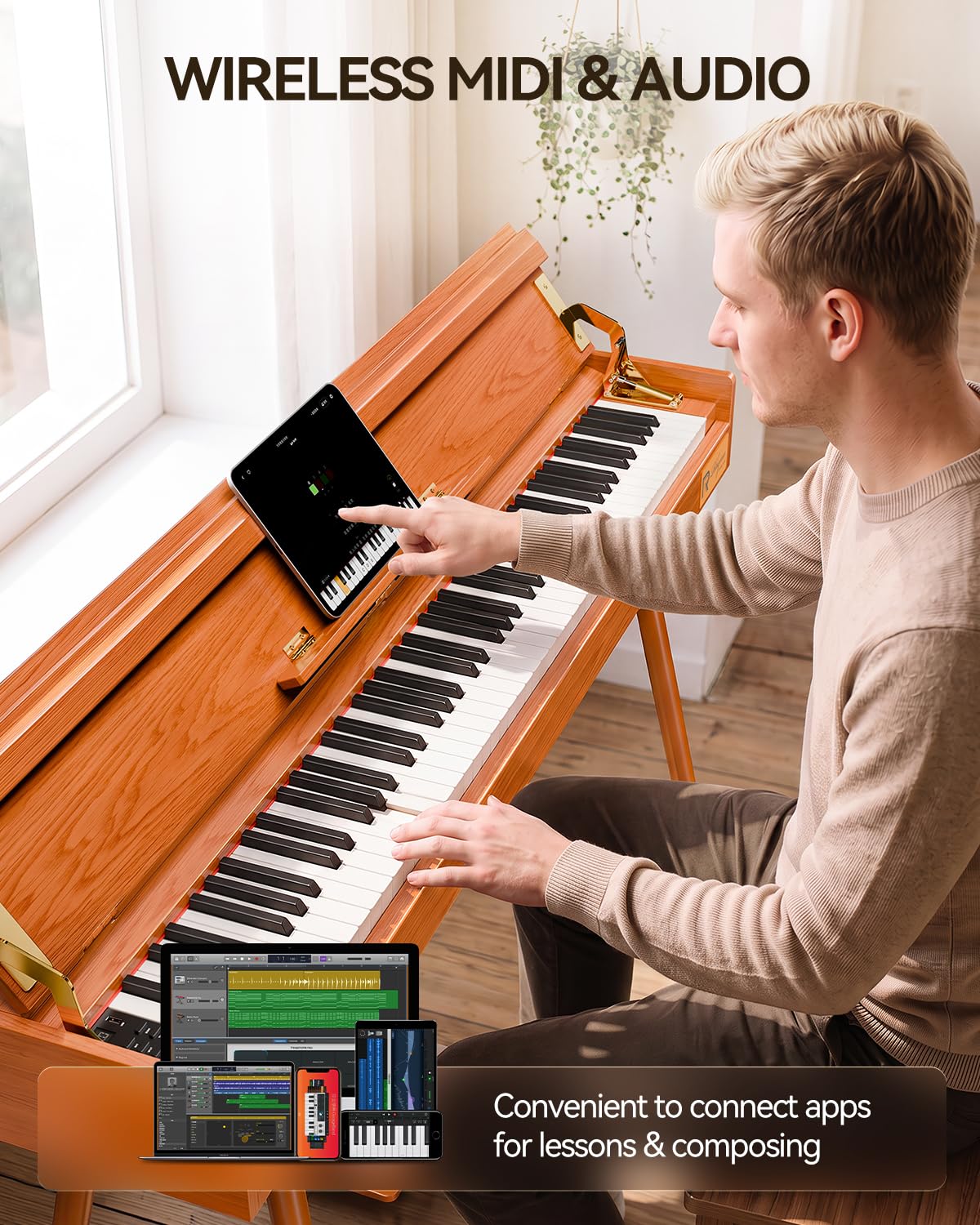 88-Key Weighted Hammer Action Digital Piano Z3326