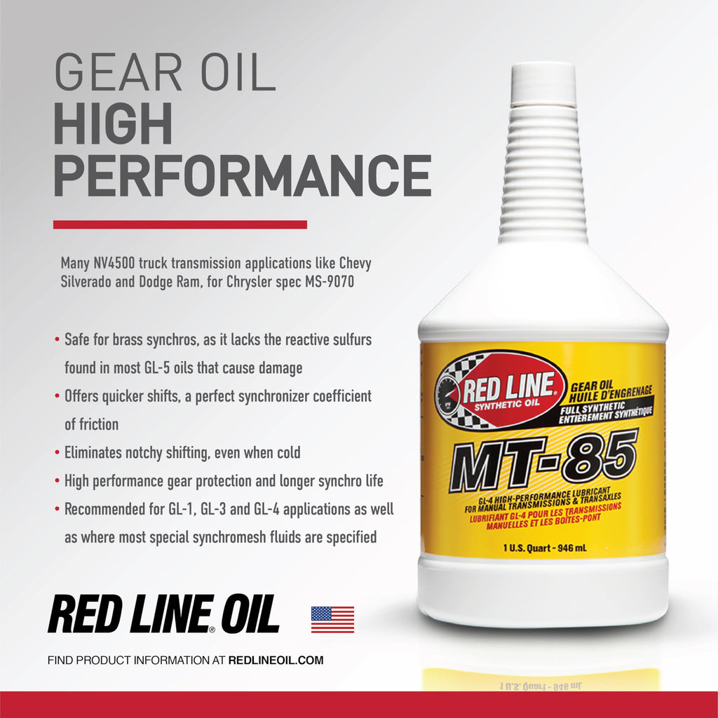 75W85 GL-4 Manual Transmission Gear Oil 1 Gallon S48455