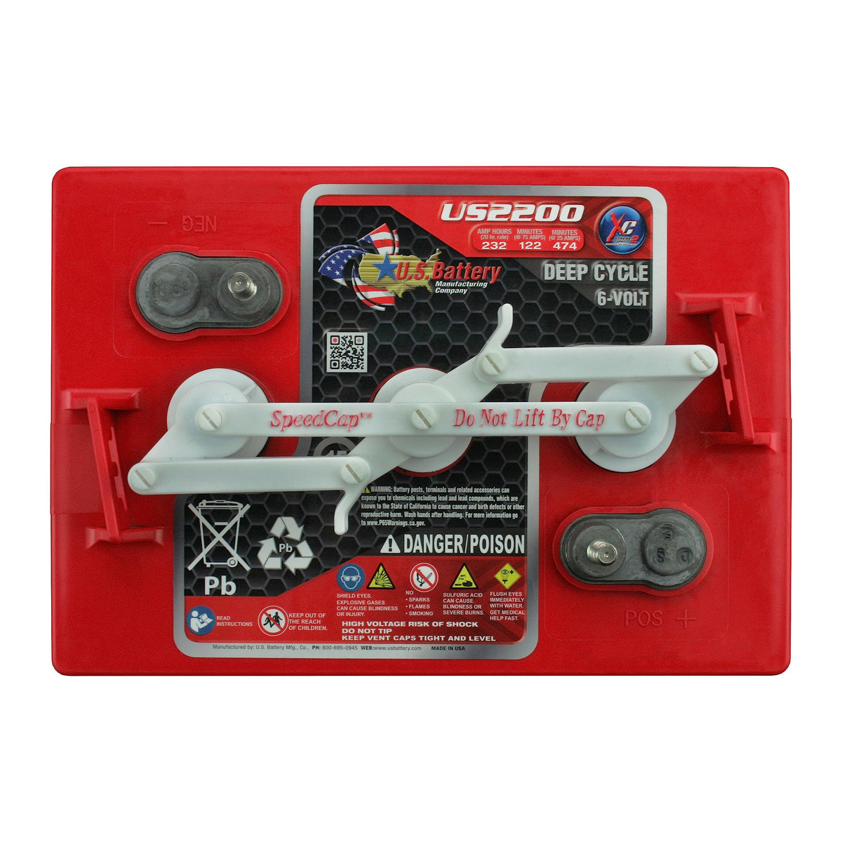 6V GC2 Golf Cart Batteries 6-Pack B23071