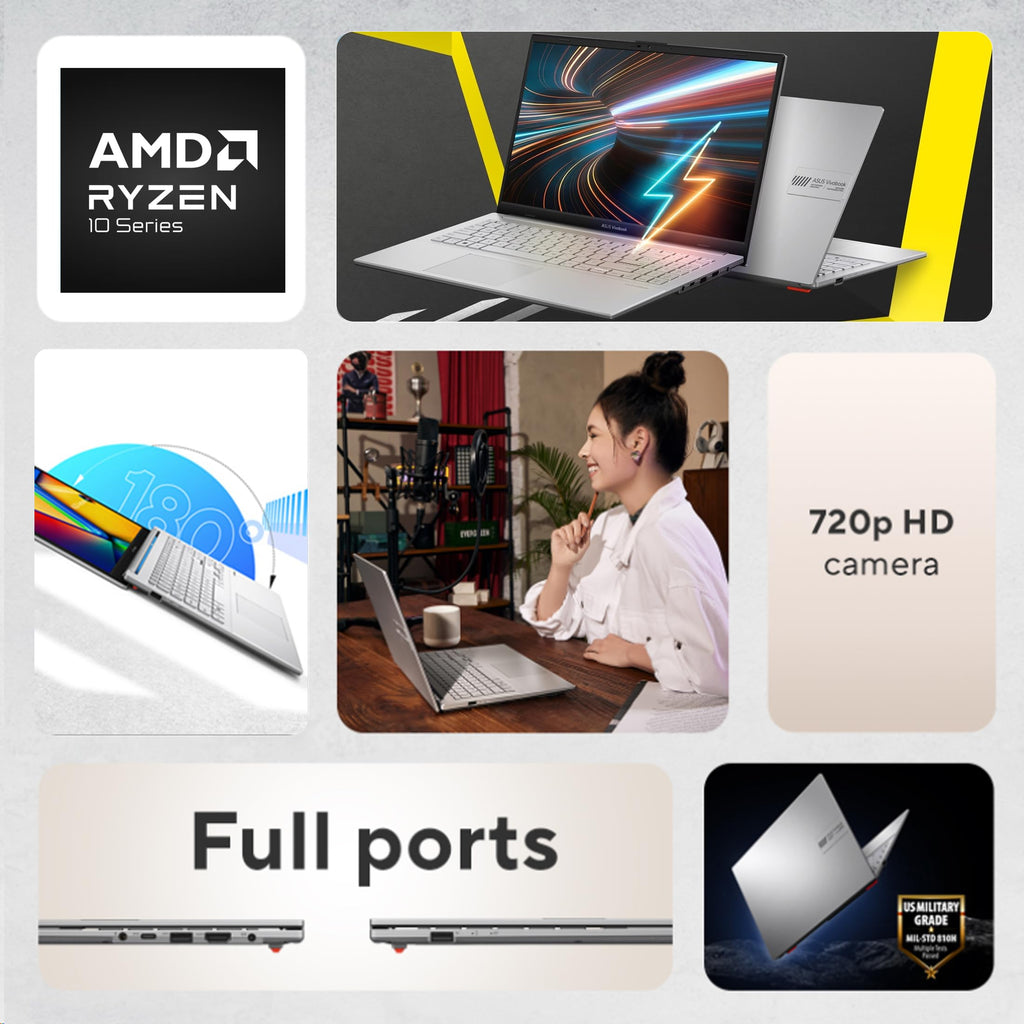 15.6” FHD Laptop, AMD Ryzen 5, 8GB RAM, 512GB SSD S25844