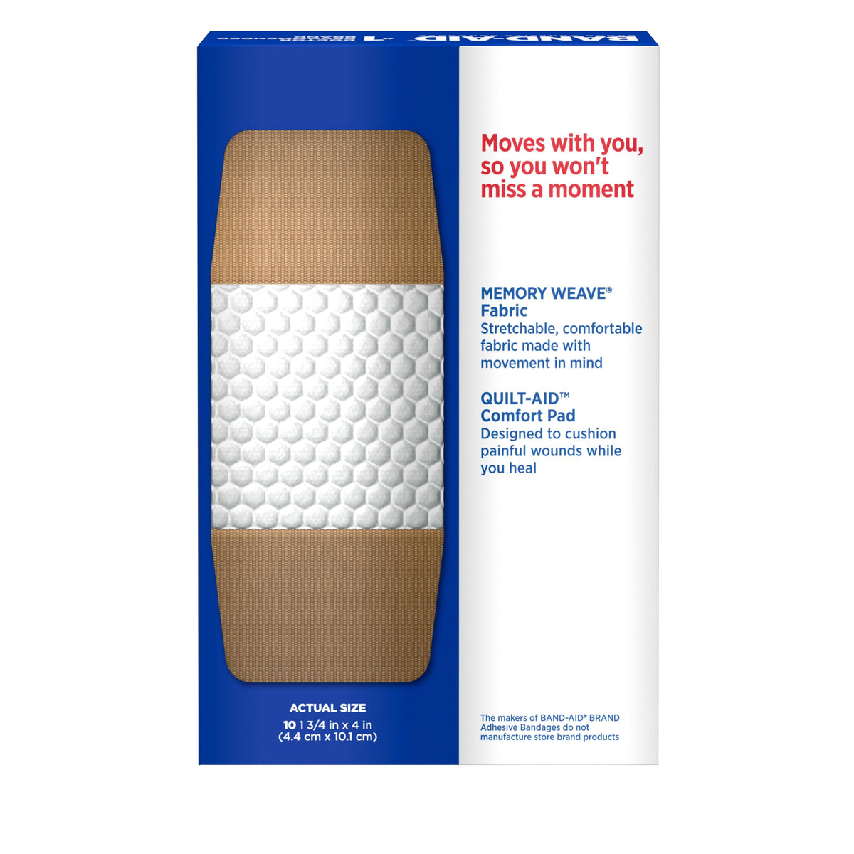 Extra Large Fabric Adhesive Bandages, 10 Count R66658