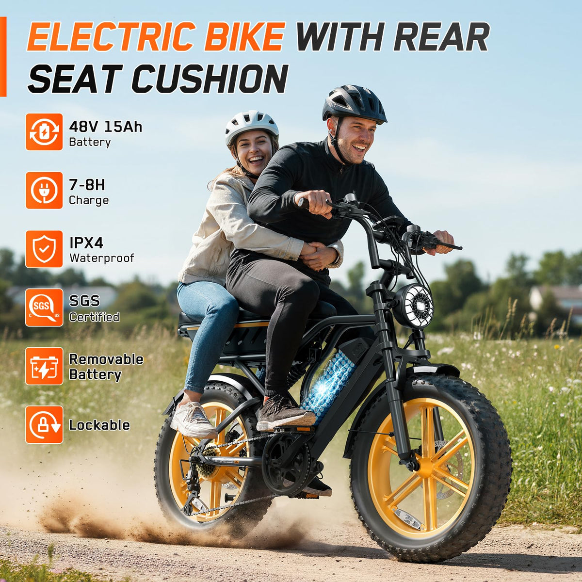 Electric Bike 48V Removable Battery E76727