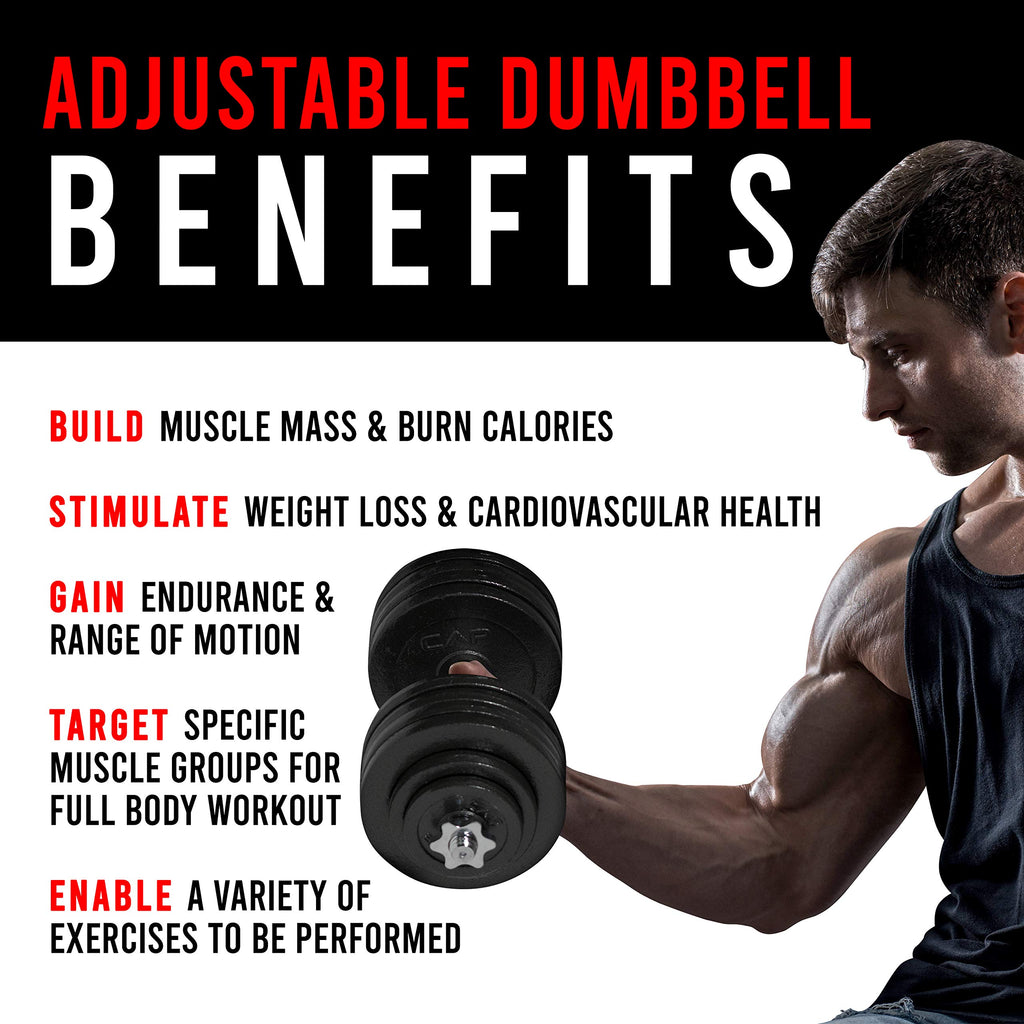 Adjustable Dumbbell Weight Set S374