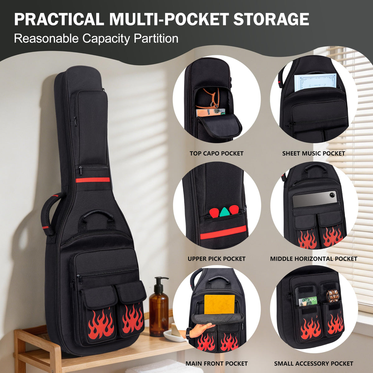 40 Inch Waterproof Electric Guitar Bag Q966064