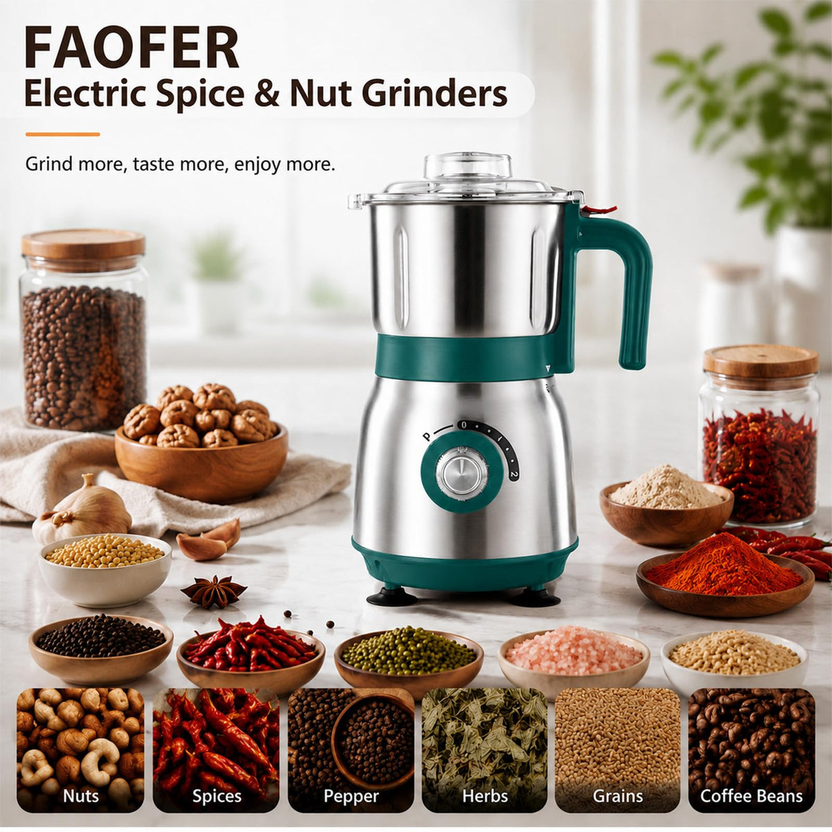 500W Electric Spice and Nut Grinder F947