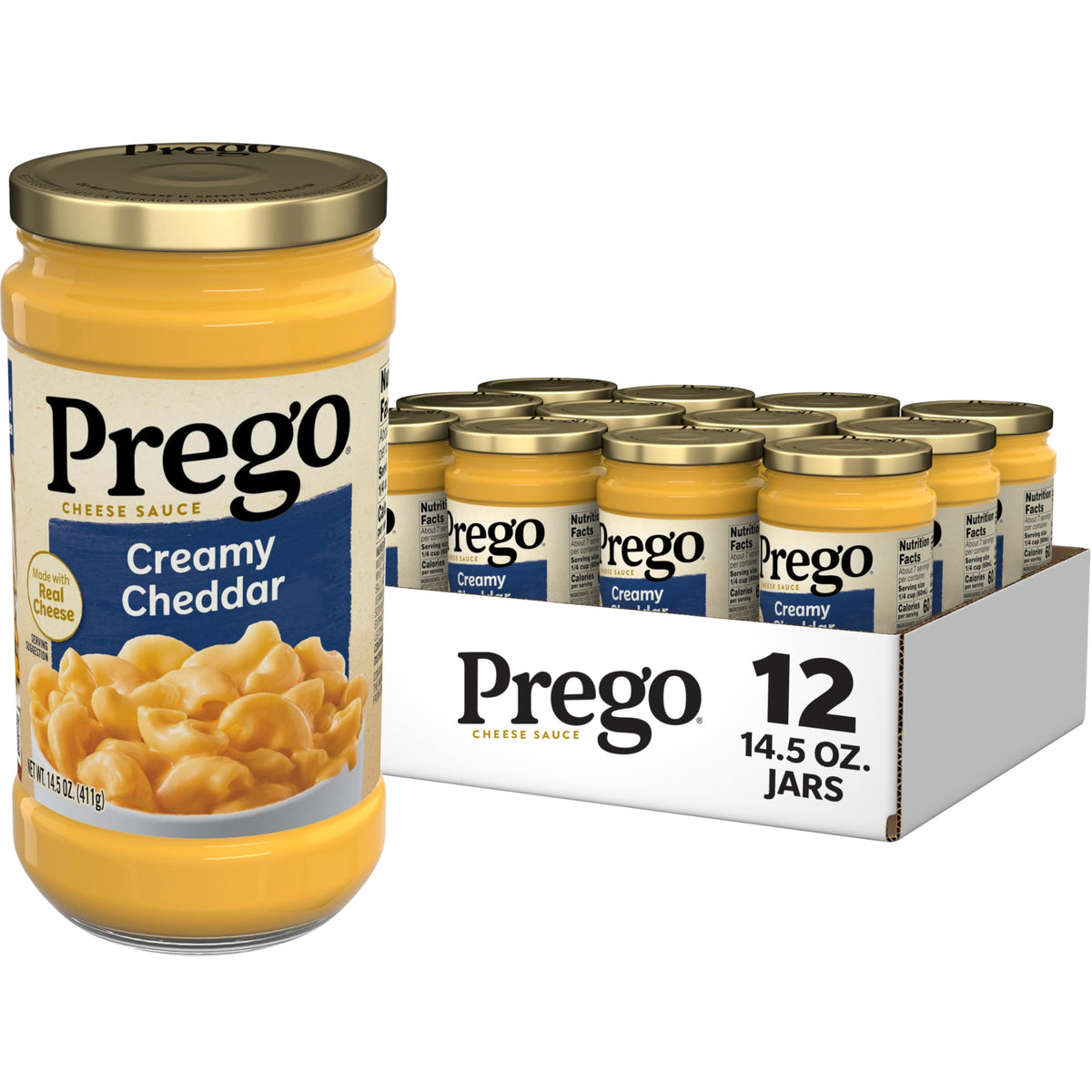 Creamy Cheddar Cheese Sauce 14.5 oz 12 Pack Q689