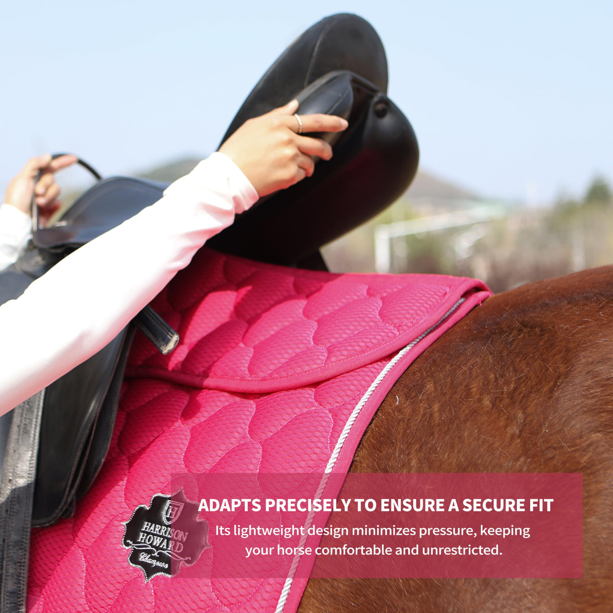 Mesh English Saddle Half Pad R88887