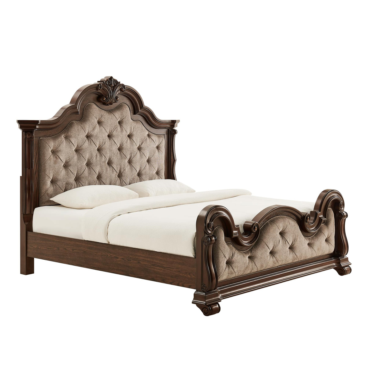86" Eastern King Platform Wood Bed Frame W964554
