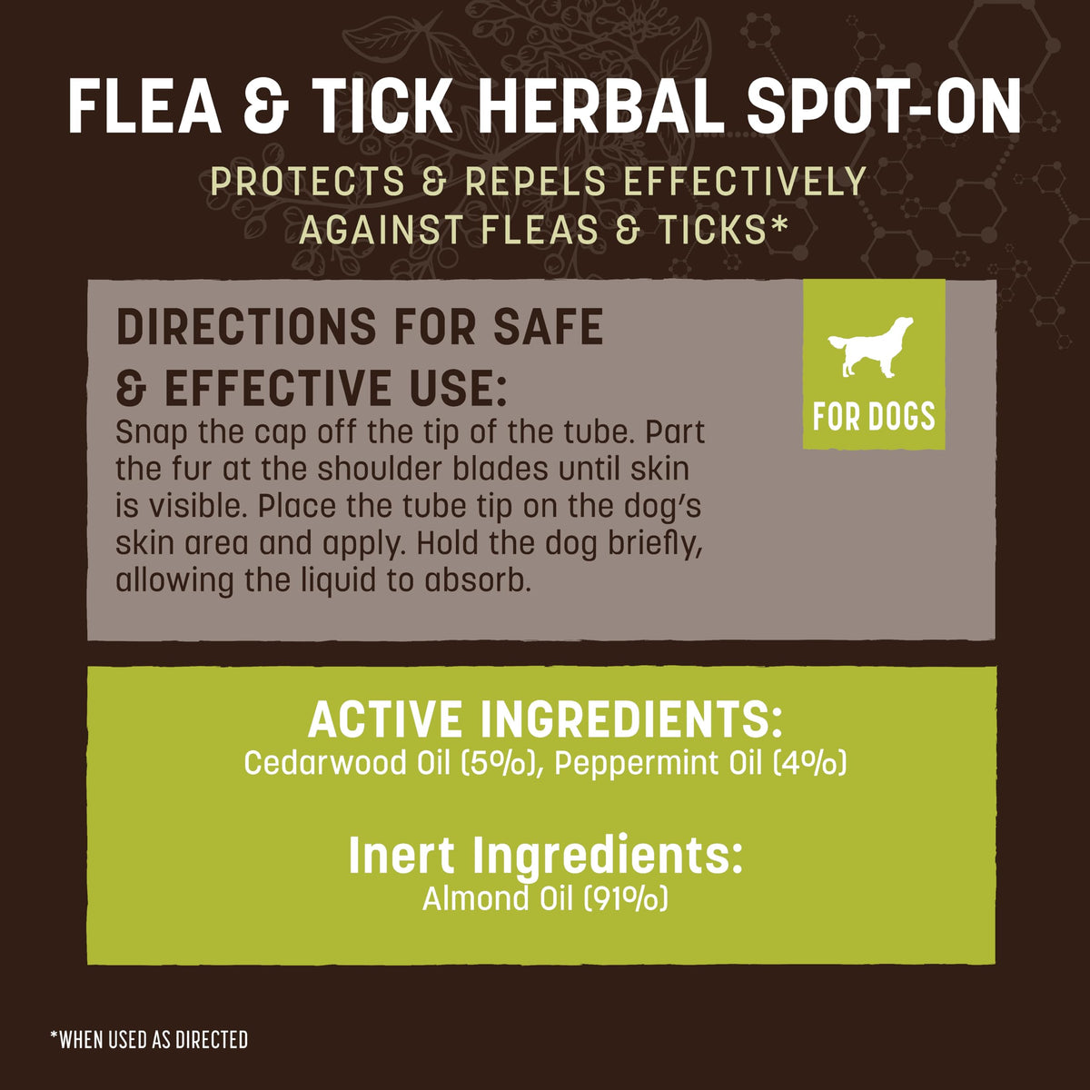 Herbal Spot-On for Medium Dogs M16032