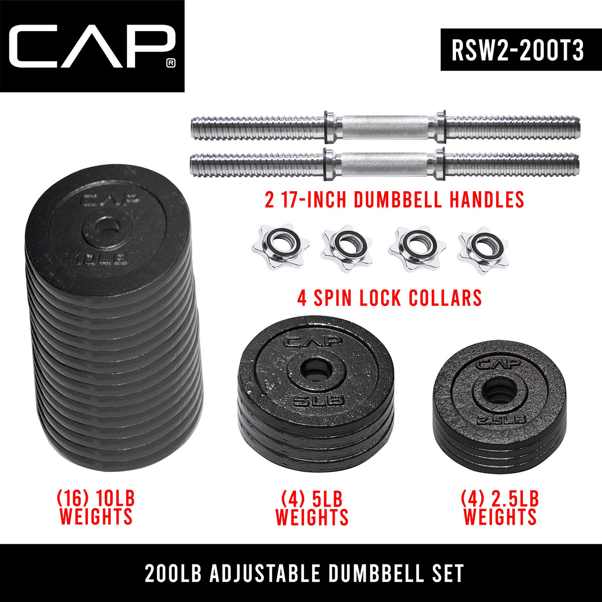 Adjustable Dumbbell Weight Set S374