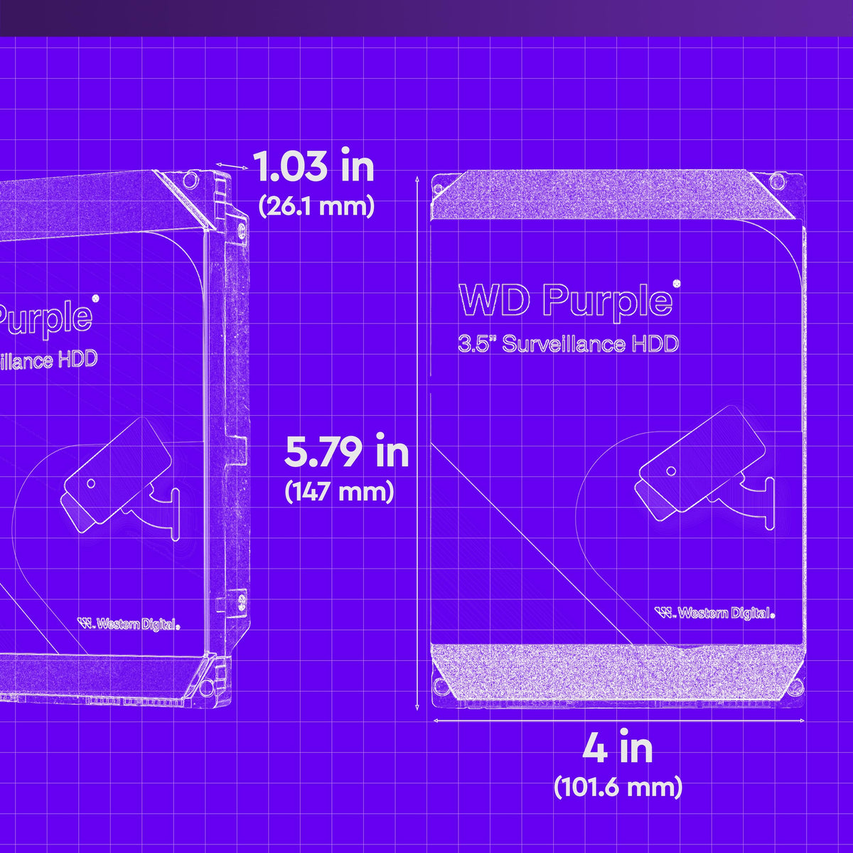 8TB Surveillance Internal Hard Drive HDD K2200