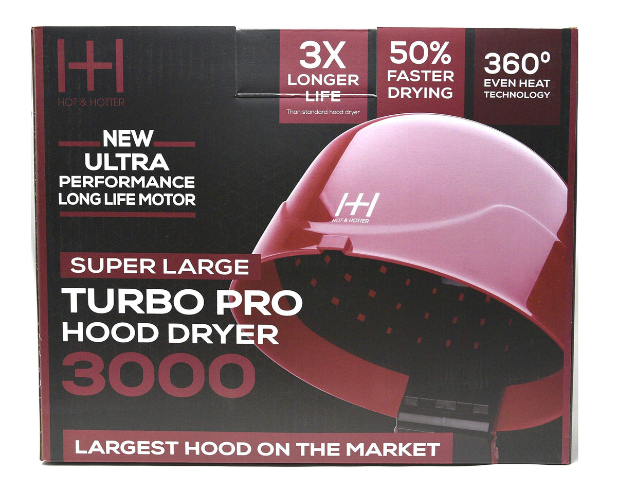 Large Ceramic Ionic Hood Hair Dryer with Adjustable Height W591
