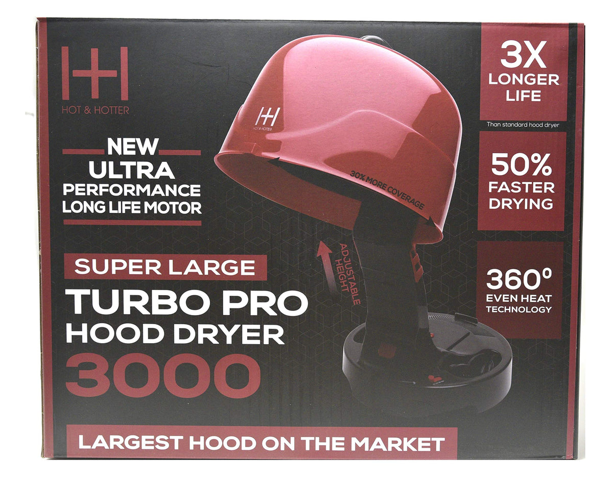 Large Ceramic Ionic Hood Hair Dryer with Adjustable Height W591