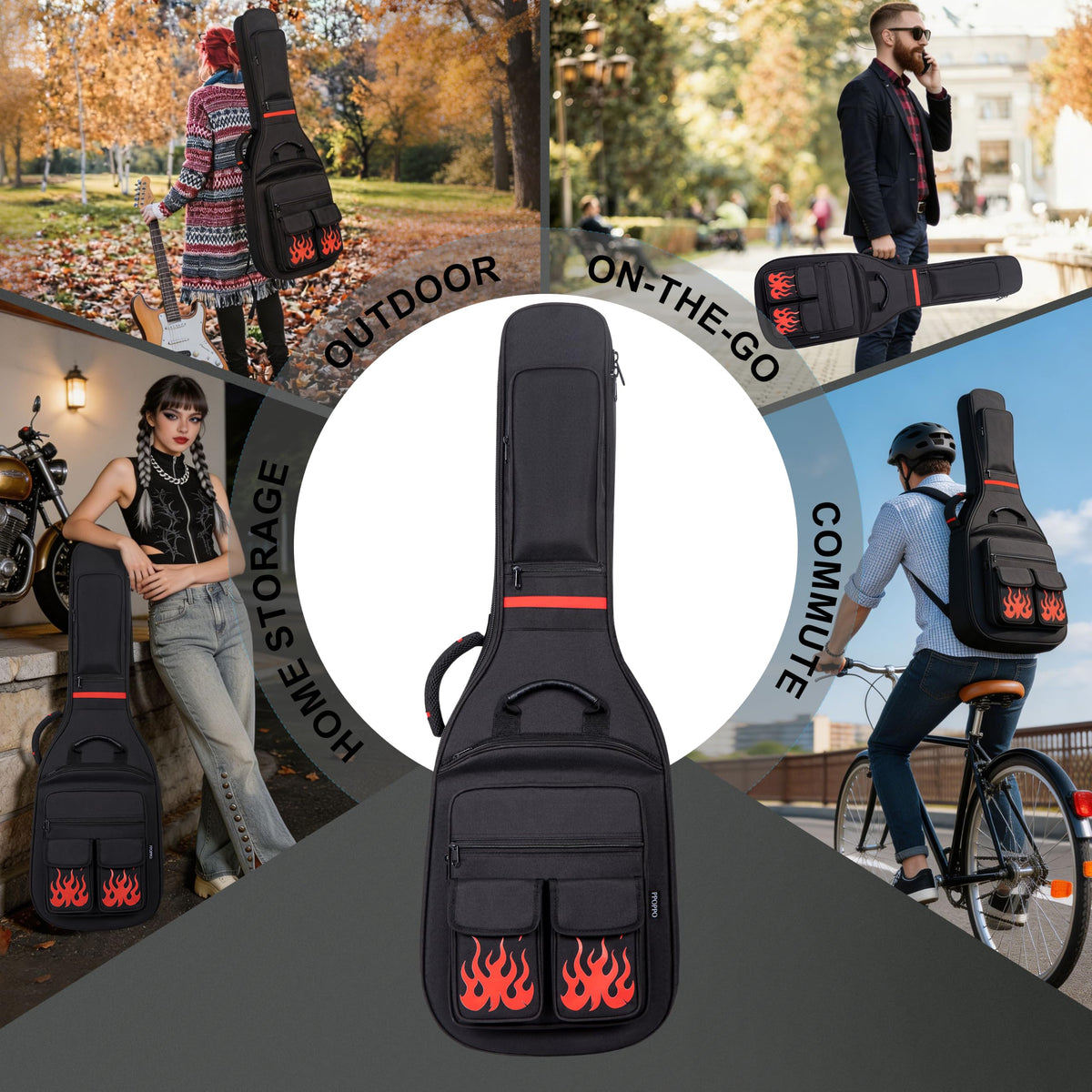 40 Inch Waterproof Electric Guitar Bag Q966064