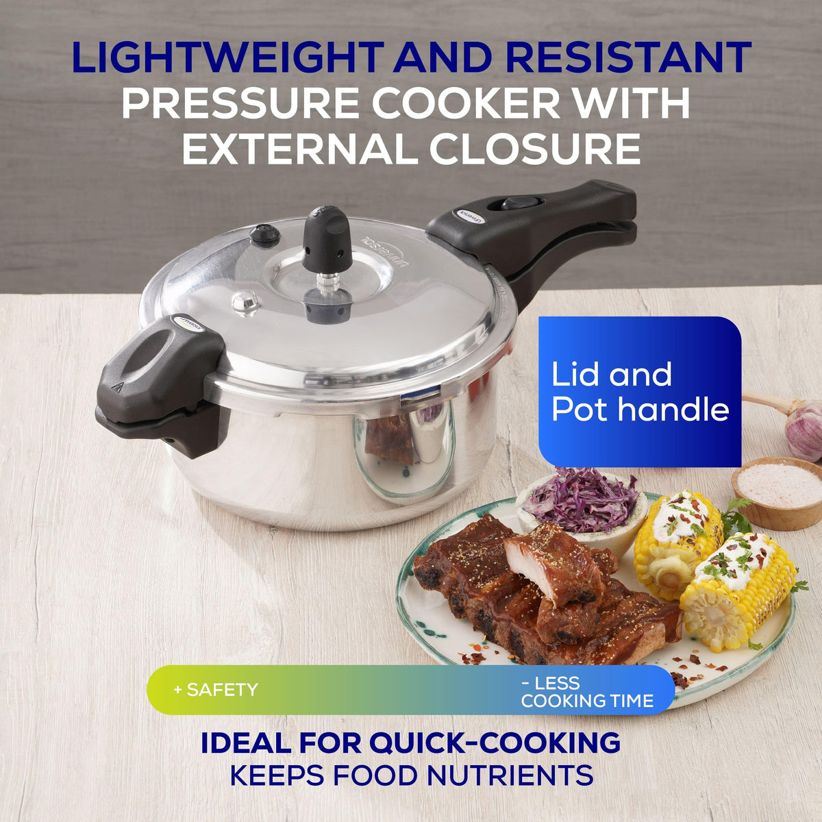 3.7 Qt Aluminum Pressure Pot Y180