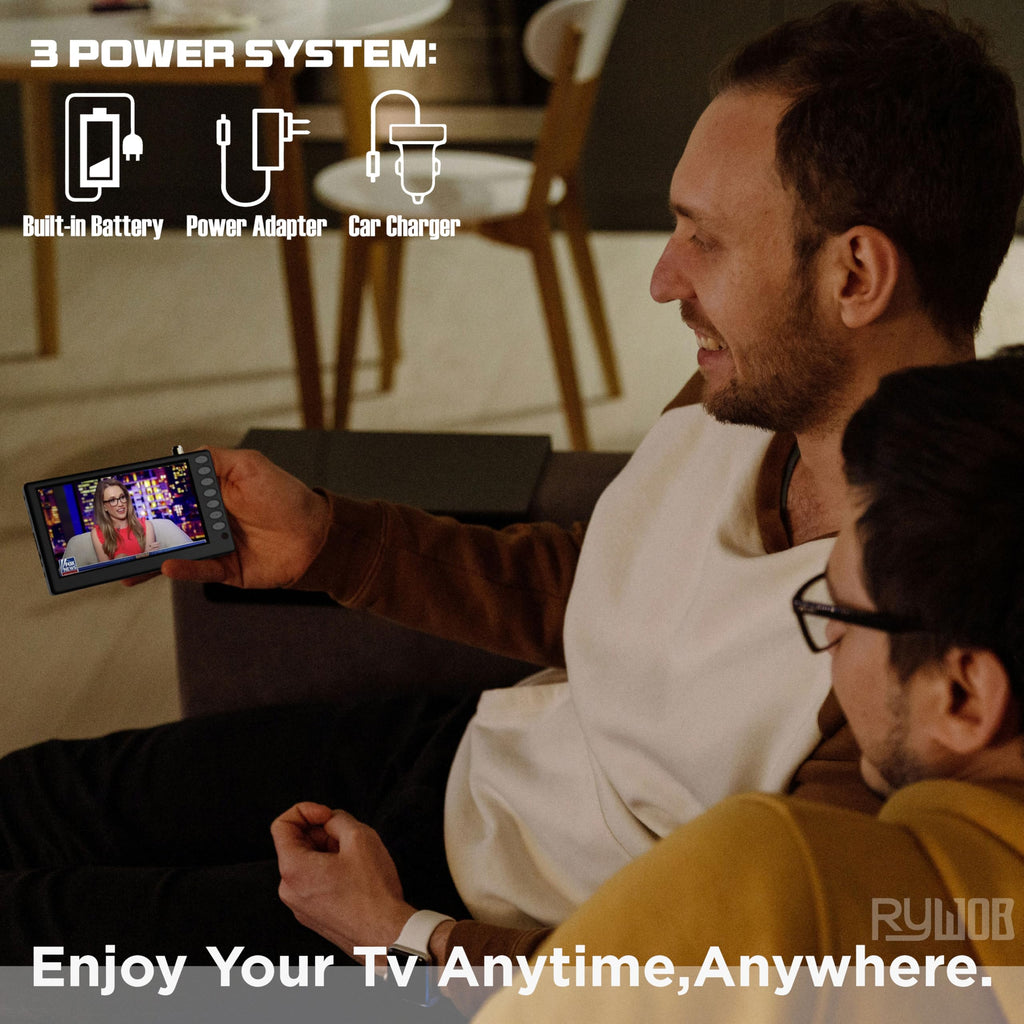 5" Portable Digital ATSC TV with Stand L4004